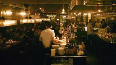 Buvette Chez Simone, a wine bar in Montreal, Canada.
