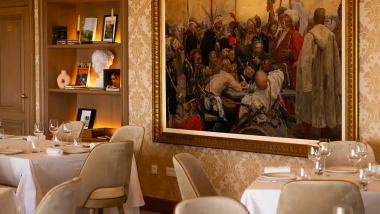 Atelje vina Šapat, a restaurant in Novi Slankamen, Serbia.