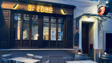 La Quille, a restaurant and wine bar in Mulhouse, France.