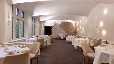 La Maison des Têtes, a restaurant in Colmar, France.