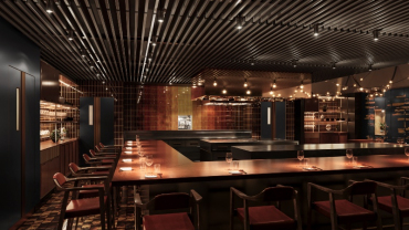 Interior of FZN by Björn Frantzén, Dubai, United Arab Emirates.