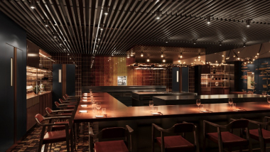 Interior of FZN by Björn Frantzén, Dubai, United Arab Emirates.