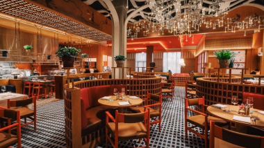 Interior of Studio Frantzén, Dubai, United Arab Emirates.