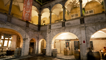 Bokovka Wine Bar, a restaurant and wine bar in Prague, Czech Republic.