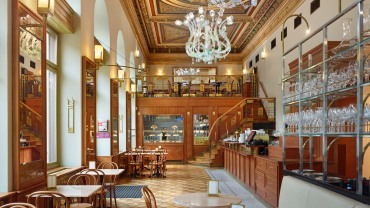 Café Savoy, a restaurant in Prague, Czech Republic.