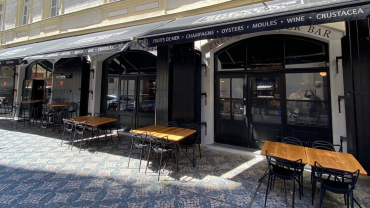 Zdenek Oyster Bar, a restaurant in Prague, Czech Republic.