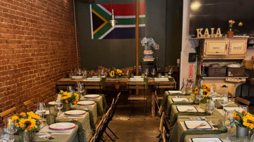Kaia Wine Bar, a restaurant and wine bar in New York City, USA.
