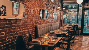 The Marshal, a restaurant in New York City, USA.