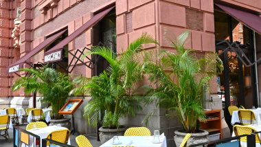 Nice Matin, a restaurant in New York City, USA.
