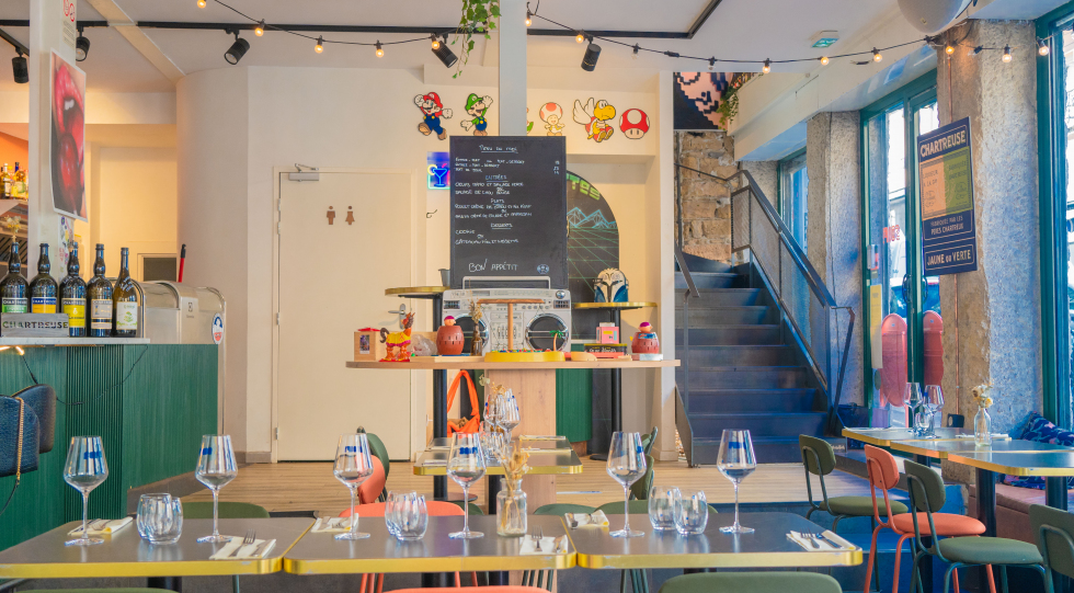Soif Lyon, a wine bar in Lyon, France.