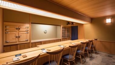 Sushi Noz, a restaurant in New York City, USA.