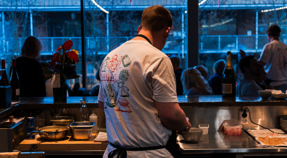 Krunsj, a restaurant and wine bar in Ski, Norway.