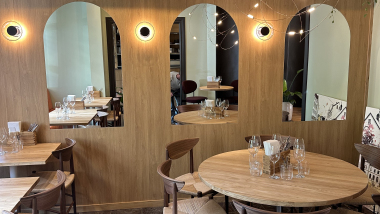 Interior of V Bar, Norrköping, Sweden.