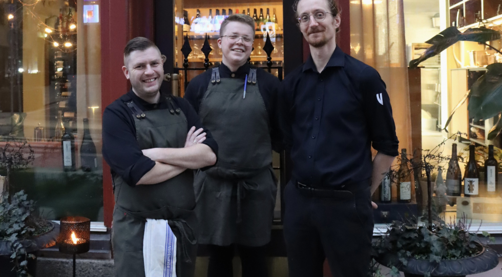 Staff at V Bar, Norrköping, Sweden.