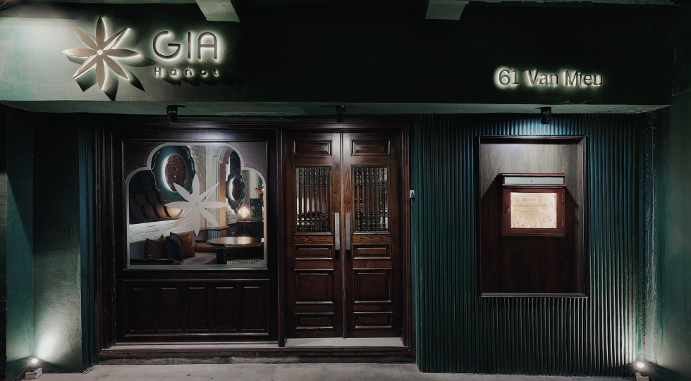 Gia Restaurant, a restaurant in Hanoi, Vietnam.