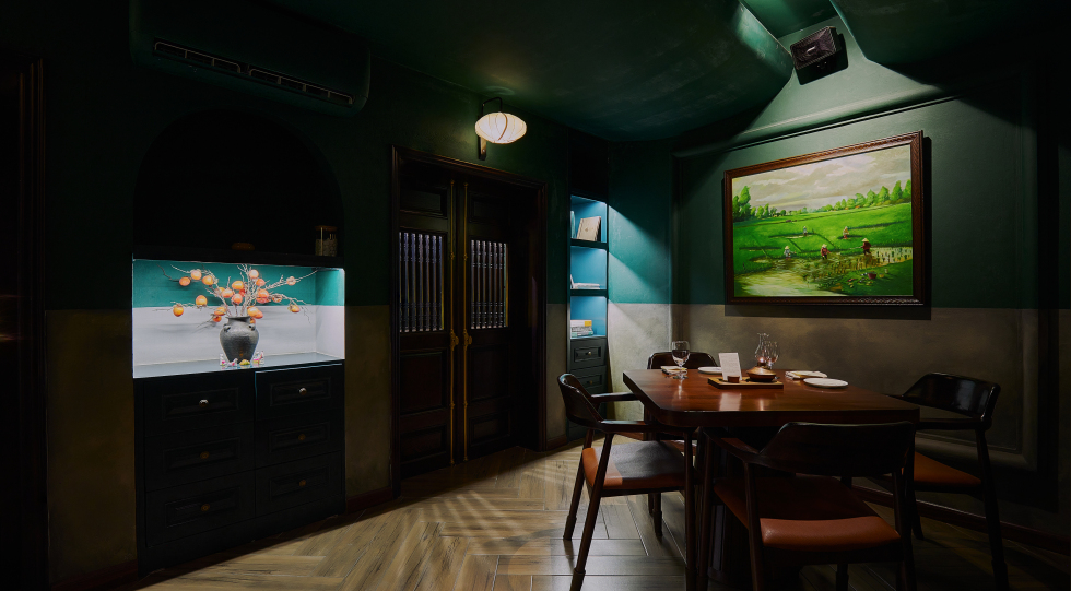 Gia Restaurant, a restaurant in Hanoi, Vietnam.