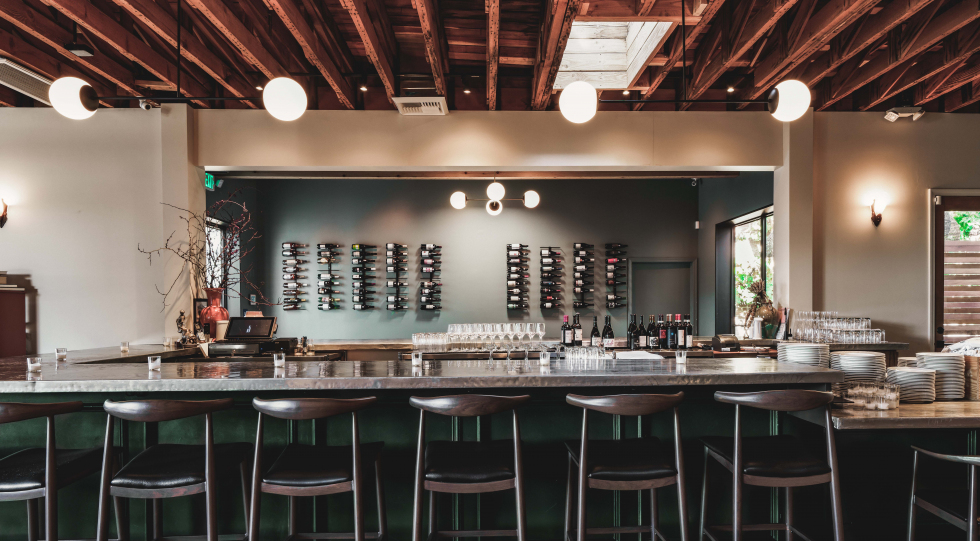 Wife & The Somm, a restaurant in Los Angeles, USA.