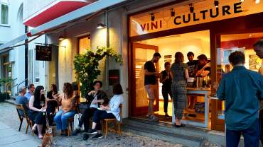 Viniculture, a wine bar in Berlin, Germany.