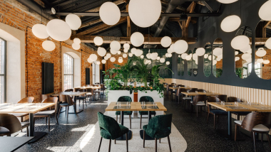 Ukryte Rzeki, a restaurant in Łódź, Poland.