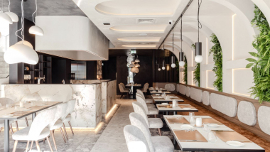 Heksagon, a restaurant in Łódź, Poland.