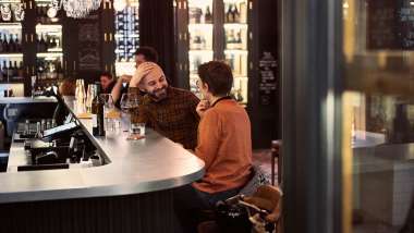 Radegast, a wine bar in Oslo, Norway.