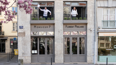 Monsieur P, a restaurant in Lyon, France.
