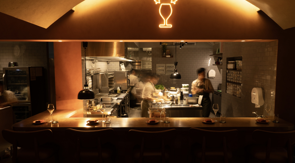 Kitchen at Little Bear Wine Bar, Hồ Chí Minh City, Vietnam.