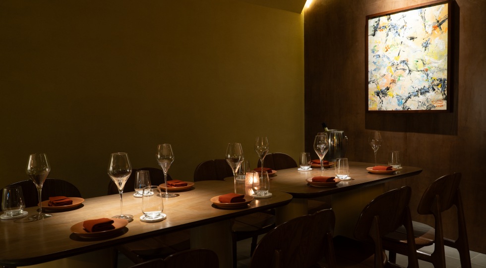 Interior of Little Bear Wine Bar, Hồ Chí Minh City, Vietnam.