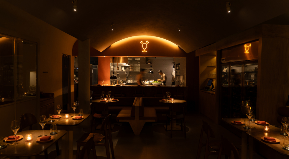Interior of Little Bear Wine Bar, Hồ Chí Minh City, Vietnam.