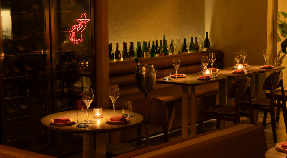 Interior of Little Bear Wine Bar, Hồ Chí Minh City, Vietnam.