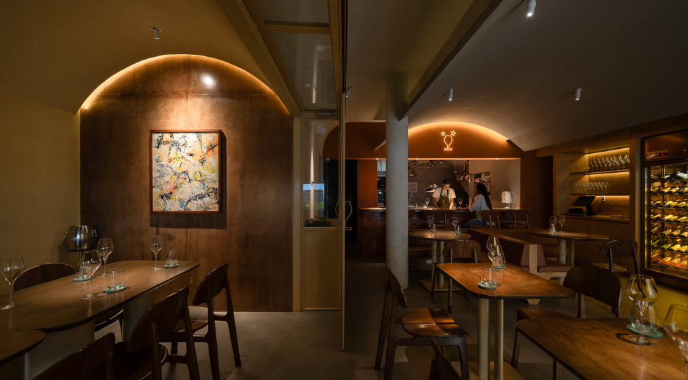 Interior of Little Bear Wine Bar, Hồ Chí Minh City, Vietnam.