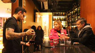 Cuvée 09, a wine bar in Mexico City, Mexico.