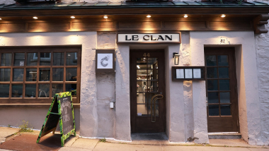 Le Clan, a restaurant in Quebec City, Canada.
