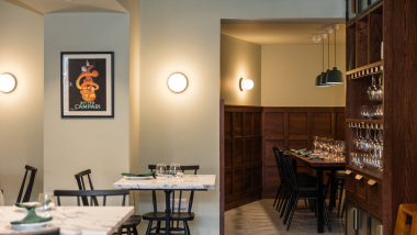 Sotto, a wine bar in Edinburgh, UK.