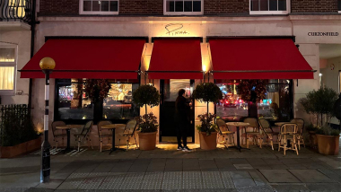 Pinna Mayfair, a restaurant in London, UK.