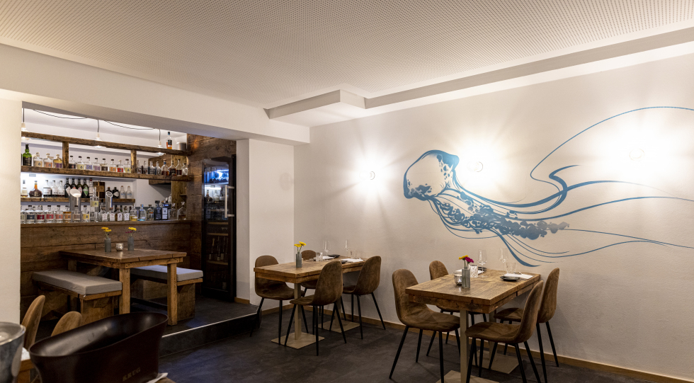 Restaurant Jellyfish, a restaurant in Hamburg, Germany.