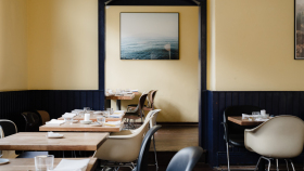 Restaurant Chairs, a restaurant in Frankfurt, Germany.