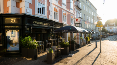 Weinbar Auenbrugger, a wine bar in Graz, Austria.