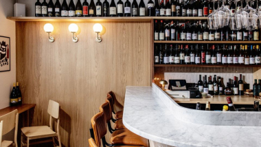 A Fianco, a wine bar in Dublin, Ireland.