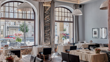 Hotel Monopol, a restaurant and hotel in Wrocław, Poland.