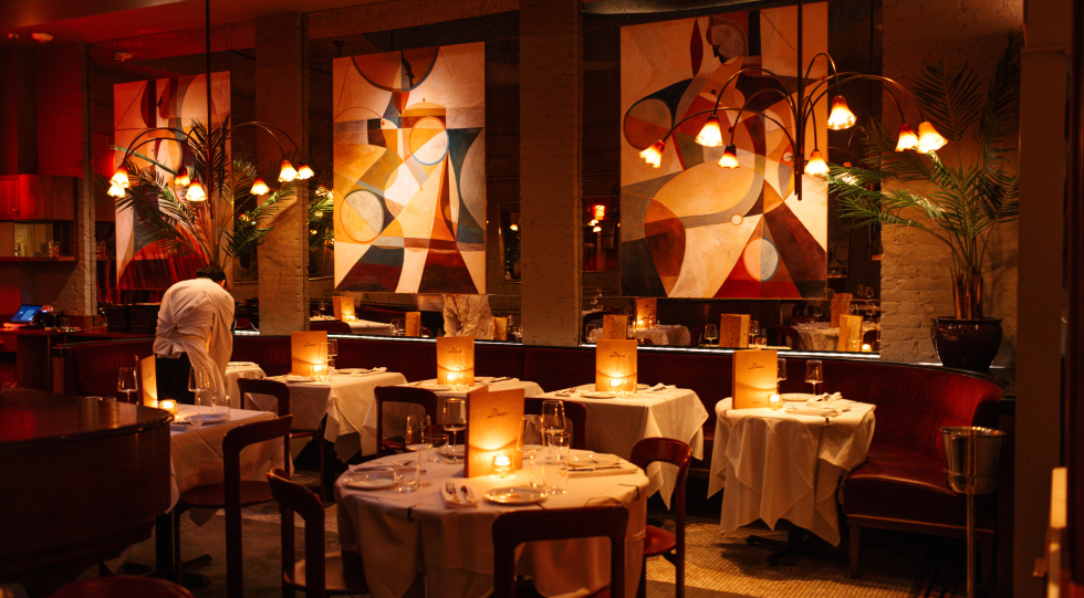 Brass, a restaurant and hotel in New York City, USA.