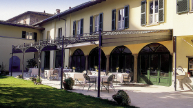 Trattoria Visconti, a restaurant in Ambivere, Italy.