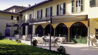 Trattoria Visconti, a restaurant in Ambivere, Italy.