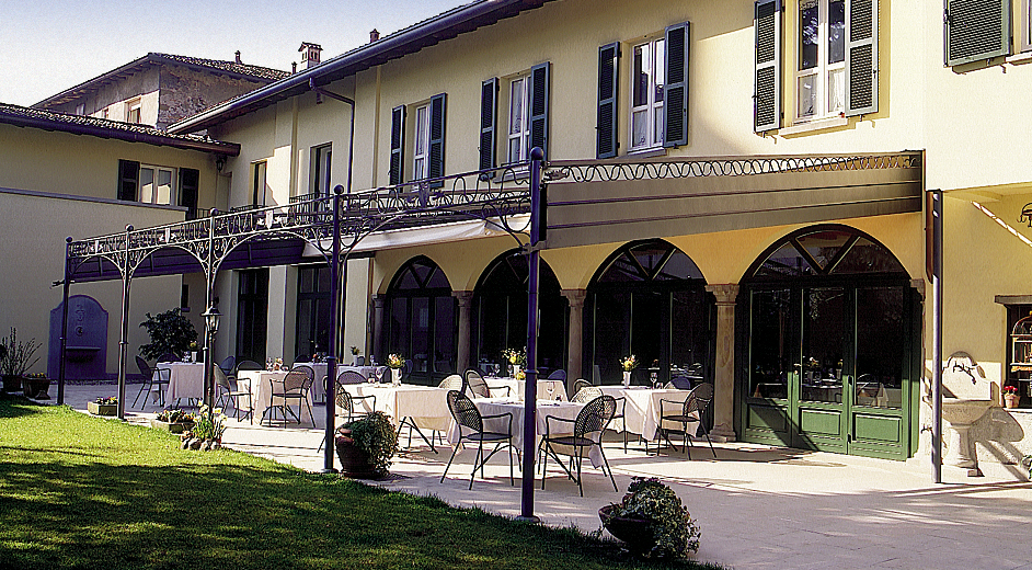 Trattoria Visconti, a restaurant in Ambivere, Italy.