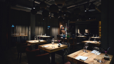 Interior of Kuchnia Otwarta, Lublin, Poland.