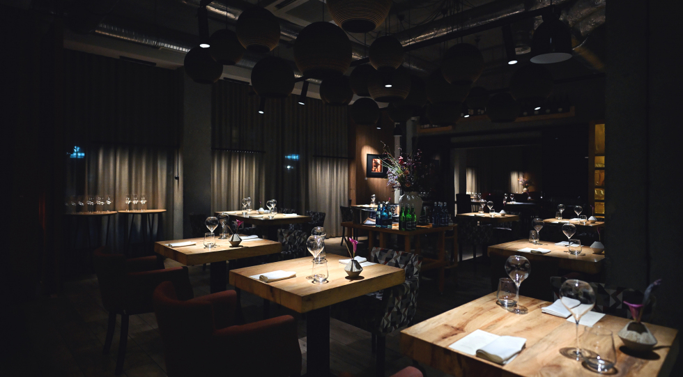Interior of Kuchnia Otwarta, Lublin, Poland.