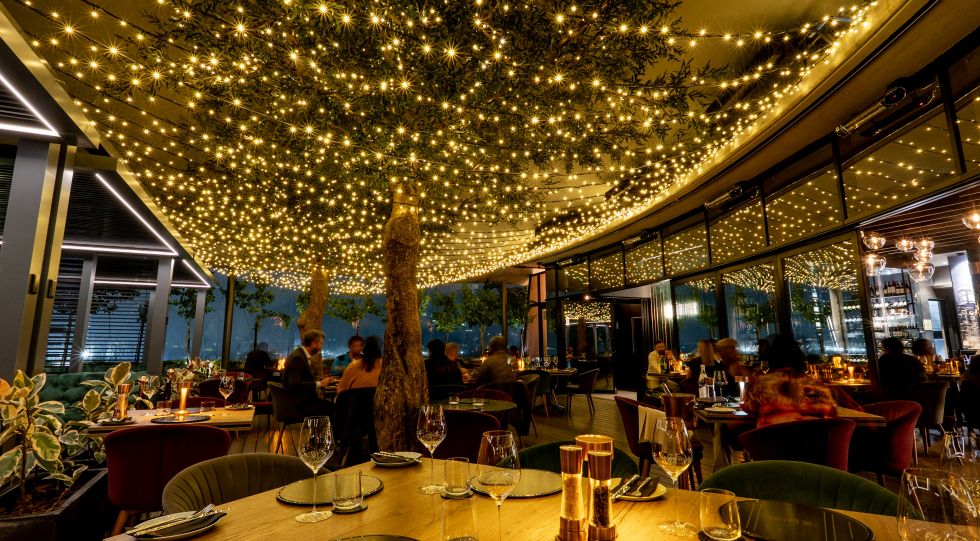 The 11th Floor, a restaurant in Johannesburg, South Africa.