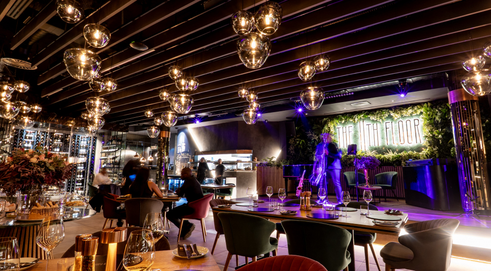 The 11th Floor, a restaurant in Johannesburg, South Africa.