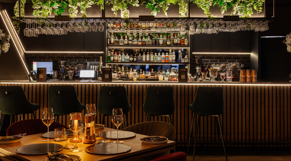 The 11th Floor, a restaurant in Johannesburg, South Africa.