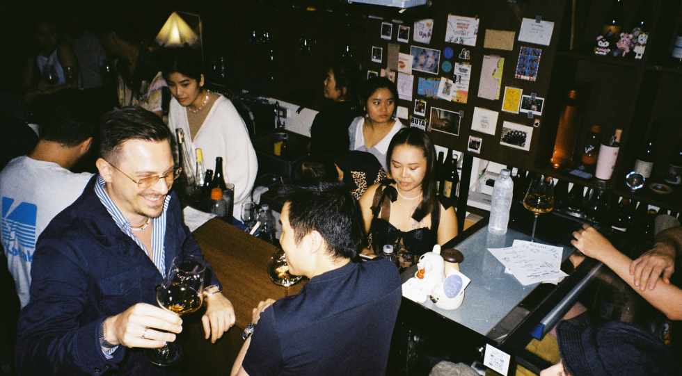No Bar Wine Bar, a wine bar in Bangkok, Thailand.